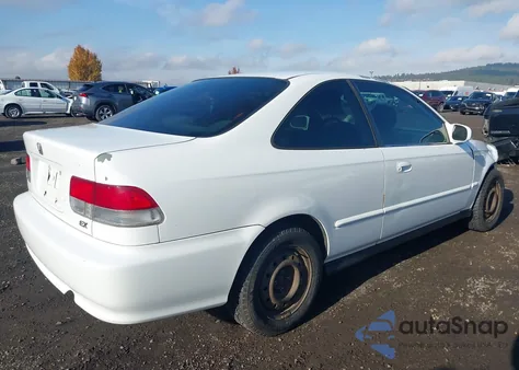 1999 Honda Civic Ex из США, поврежденный, VIN 1HGEJ8149XL022463